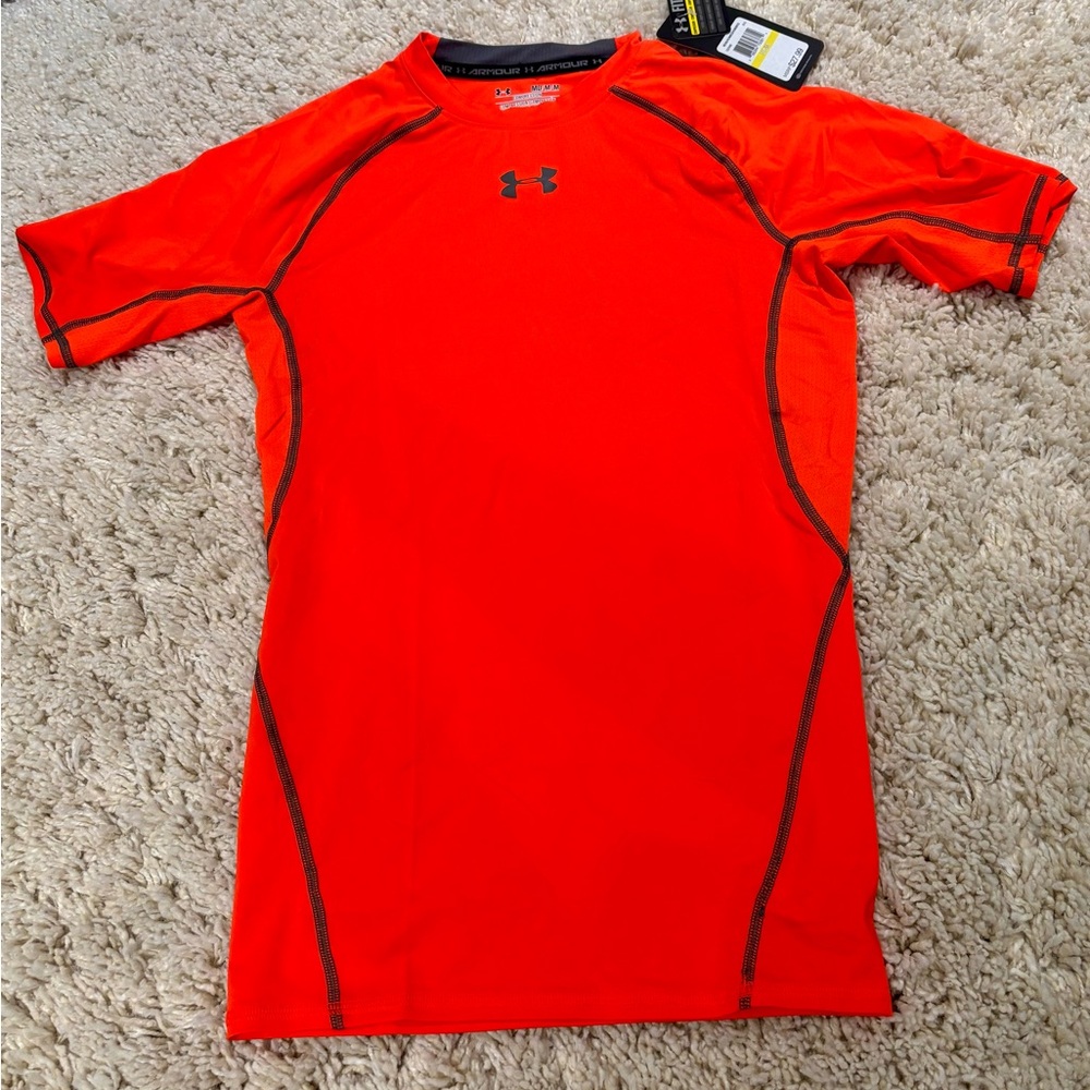 Under Armour men’s size medium Orange Athletic Shirt